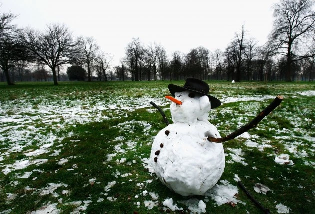 thawing snow